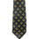 Masonic Neck Tie - Black and Yellow Polyester long tie with small duplicated Masonic pattern design for Freemason members