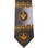 Freemason's Tie - Black and Gray Polyester long necktie with swirl flowing Masonic pattern design Masonic clothing and regalia, masonic gifts