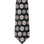 freemason's black white and gray long tie with gold compass and square. masonic gifts
