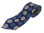freemason's blue and white long tie with gold compass and square. masonic gifts. masonic tie white and blue for men with gold compass and square.