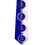 freemason's blue and white long tie with gold compass and square. masonic gifts