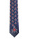 freemason's navy blue long tie with red and white compass and square. masonic gifts
