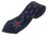 masonic tie navy blue for men with red compass and white square. freemason gifts
