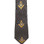 Masonic Regalia - Necktie for Freemason Lodge Attire - Black and Gold Polyester long tie. Rays of Light Masonic pattern design. Masonry Clothing Formal Suit 