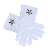 order of the eastern star gloves OES Classic Star Face Cotton cerimonial Gloves - White (One Size Fits Most) - Order of the Eastern Star. Masonic OES Formal Wear Regalia and Accessories.