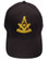 Freemason's Baseball Cap - Black Hat with Golden Past Master Masonic Symbol - One Size Fits Most Adults. Freemason Clothing, Apparel and Merchandise.