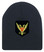 Masons Cap Beanie - Standard Scottish Rite Wings Up - Masonic Black Winter Hat with 32nd degree Symbol - One Size Fits Most Cap for Freemasons