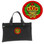 masonic Amaranth Black OES Tote bag for Order of the Eastren Star - Colorful Crownand Wreath Round Classic symbol