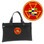 masonic merchandise Past High Priest Black Masonic Tote Bag for Freemasons - Colorful Classic Icon on Red Background