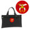 masonic shriners gifts merchandise Shriners Black Masonic Tote bag for Freemasons - Classic Icon with Red Background