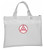 Royal Arch White Masonic Tote Bag for Freemasons - Red and White Round Triple Tau Classic Icon