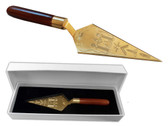 Freemason's Novelty Trowel - Gift for Freemasons - Etched with Various Masonic symbolism (one single trowel). Great as a letter opener.