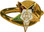 order of the eastern star rings OES Gold-Plated Adjustable Ring with Order of the Eastern Star Symbolism Jewelry - One Size fits most. Masonic OES rings fo sale.