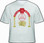Masonic Royal Arch White T-Shirt For Freemasons - Standard Red logo Triple Tau with pillars design. Masonic Merchandise and gifts.