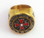 cheap gold masonic rings for sale Colorful Gold Plated Steel Knights of Templar Red Cross Freemason Ring - with cross center design and etched symbols