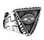 Triangle Pyramid shaped Freemason Ring - Eye of The Providence Inside Pyramid - Cryptic Masonic Symbol - Stainless Steel Mason Ring
