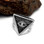 all seeing eye ring Triangle Pyramid shaped Freemason Ring - Eye of The Providence Inside Pyramid - Cryptic Masonic Symbol - Stainless Steel Mason Ring