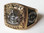 masonic jewelry Gold Past Master Freemason Ring / Masonic Ring - Gold Plated and Steel Color Top - with Masonic Symbols