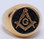masonic rings for sale Gold Plated Freemason Ring / Masonic Rings - Chiseled Enamel and Steel Band for Masons. Masonic Jewelry,