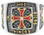 mason ring better than ebay Knights of Templar Ring - Red Cross Center - In Hoc Signo Vinces - Duo Tone Colorful Steel Ring with Red Cross - Masonic / Free Mason Ring