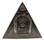 gifts for freemasons Freemason Gift - Mini Triangle Desk Clock - Masonic Symbolism on front and classic logos on back. Great Masonic gift.