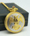 gold tone freemason's 32nd degree scottish rite eagles pocket watch masonic gifts