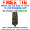 masonic ties for sale FREE with $100 or more! Coupon Code: HIGHTIE - Get (1) Masonic Neck Tie - Black and Yellow Polyester long tie with small duplicated Masonic pattern design for Freemason members