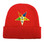 Masonic OES hat easter star cap FREE hat with over $100 - Use coupon code REDBEAN - Order of the Eastern Star - Red Beanie Cap with Colorful Standard OES Symbol - Hat One Size Fits Most Adults