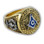 Blue Lodge - Duo-Tone Silver Icons and Gold Color Steel Band. Freemason Ring with Blue Mason Symbol - Free and Accepted Masons - Masonic Rings for sale - Freemason Jewelry	