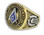 Masonic Rings for sale - Duo-tone Free and Accepted Mason ring with gold tone steel band
