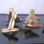 masonic Cufflinks - Gold Color with Past Master Freemasons Symbol. Masonic Regalia Merchandise for the Lodge