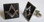 masonic regalia attire Freemason Cufflinks - SIlver Color with Standard Freemasons Symbol on Black. Freemason Regalia Merchandise for the Lodge