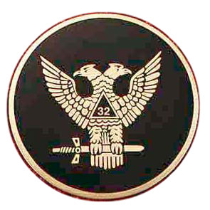 Scottish Rite 32nd Degree Freemasonry Masonic Masons Decal Auto Car Heavy Rear Emblem Badge Sticker Trafford2009MU US Stock 