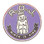 Masonic Car Bumper Emblem / R.O.J. Royal Order of Jesters - Mirth is King symbolism. Freemasons car decal with purple background for Freemasons 