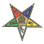 Order of the Eastern Star Car Sticker Decal - Masonic Car Emblem for OES with colorful cut out star.