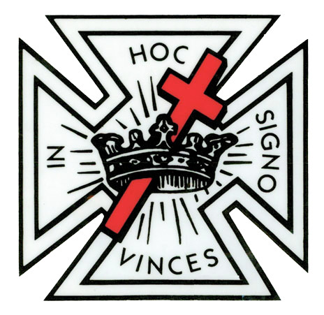Freemasons Car Emblem Masonic Knights of Templar Car Window Sticker Decal