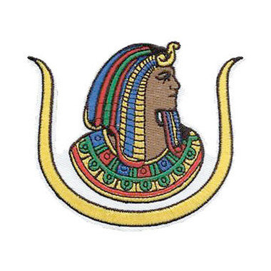 D.O.I. Masonic Patch - Classic colorful symbol on cut out surface for Freemasons. Daughters of Isis ancient egyptian mythology