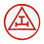 Classic Triple Tau Symbolism for Freemasons Red Royal Arch Patch for Freemasons - 