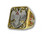 32 degree masonic rings - Scottish Rite Freemason Ring / Thick Masonic Ring- 32nd Degree Scottish Rite Masonic Symbol Logo with Gold Tone Band 