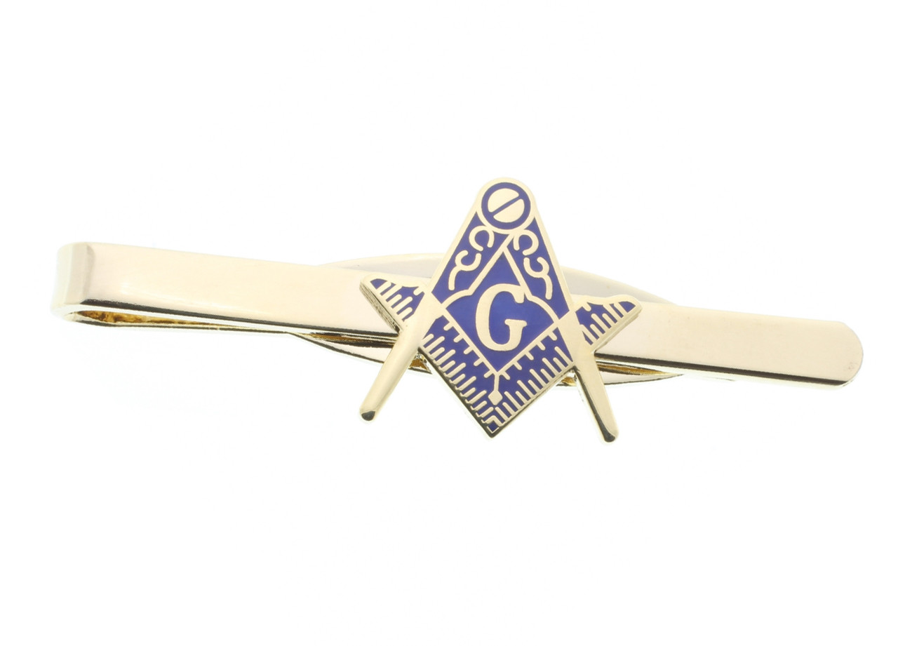 WORKING TOOLS Trowel Masonic Freemason Trowel Compass Square Tie Clip Bar 