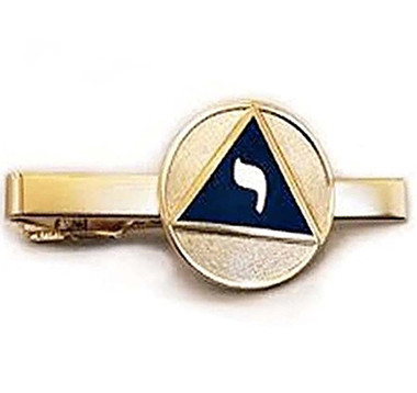  Masonic Grand Elect - Scottish Rite Masonic Lodge of Perfection 14th Degree - Scottish Rite - Gold Color with Classic Standard Freemasons Tie Clip / Tie Bar 