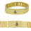 Masonic Bracelets for sale - Gold Tone - Stainless Steel Freemason - Linkage Bracelet with Simple Masonic Symbol