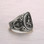steel masonic ring etched tool symbols (Masonic Ring for sale)