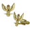  Scottish Rite 33rd Degree - Wings Up - Masonic Cufflinks - Gold tone with color enamel - Classic Freemasons Symbol. Masonic Regalia Merchandise for the Lodge 