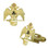 Scottish Rite 33rd Degree - Wings Down - Masonic Cufflinks - Gold tone with color enamel - Classic Freemasons Symbol. Masonic Regalia Merchandise for the Lodge