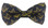 freemasons black bow tie - compass and squares