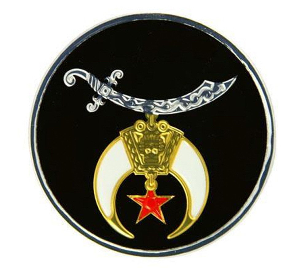 Masonic Shriners Car Emblem