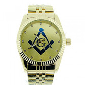 Gold and blue masonic watch for sale