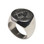 stainless steel discount Freemasonry Ring / Masonic Ring for sale - Chiseled Enamel Band for Masons