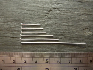 Flat End Head Pins 60mm (pk 20)